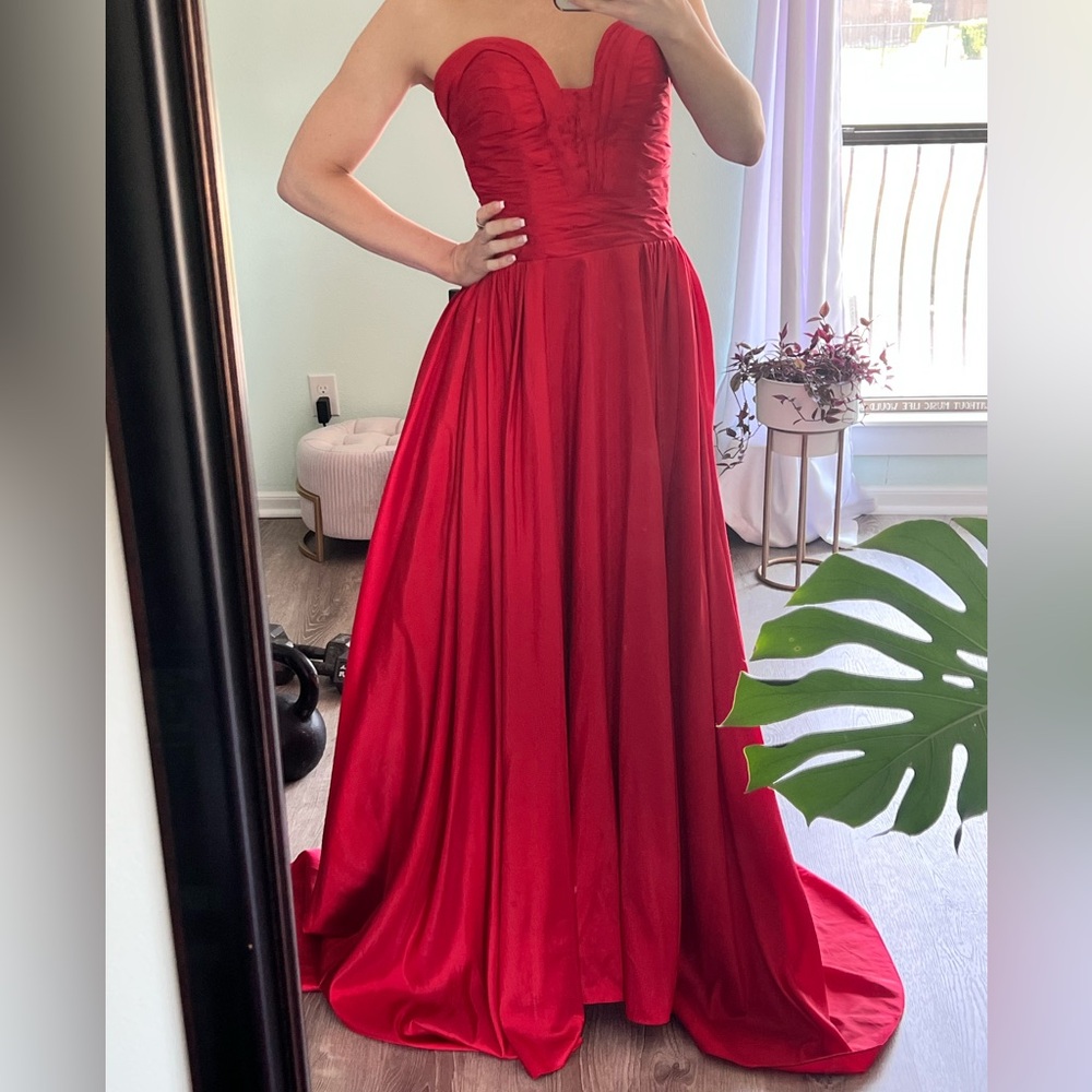 Jovani Red Evening Gown